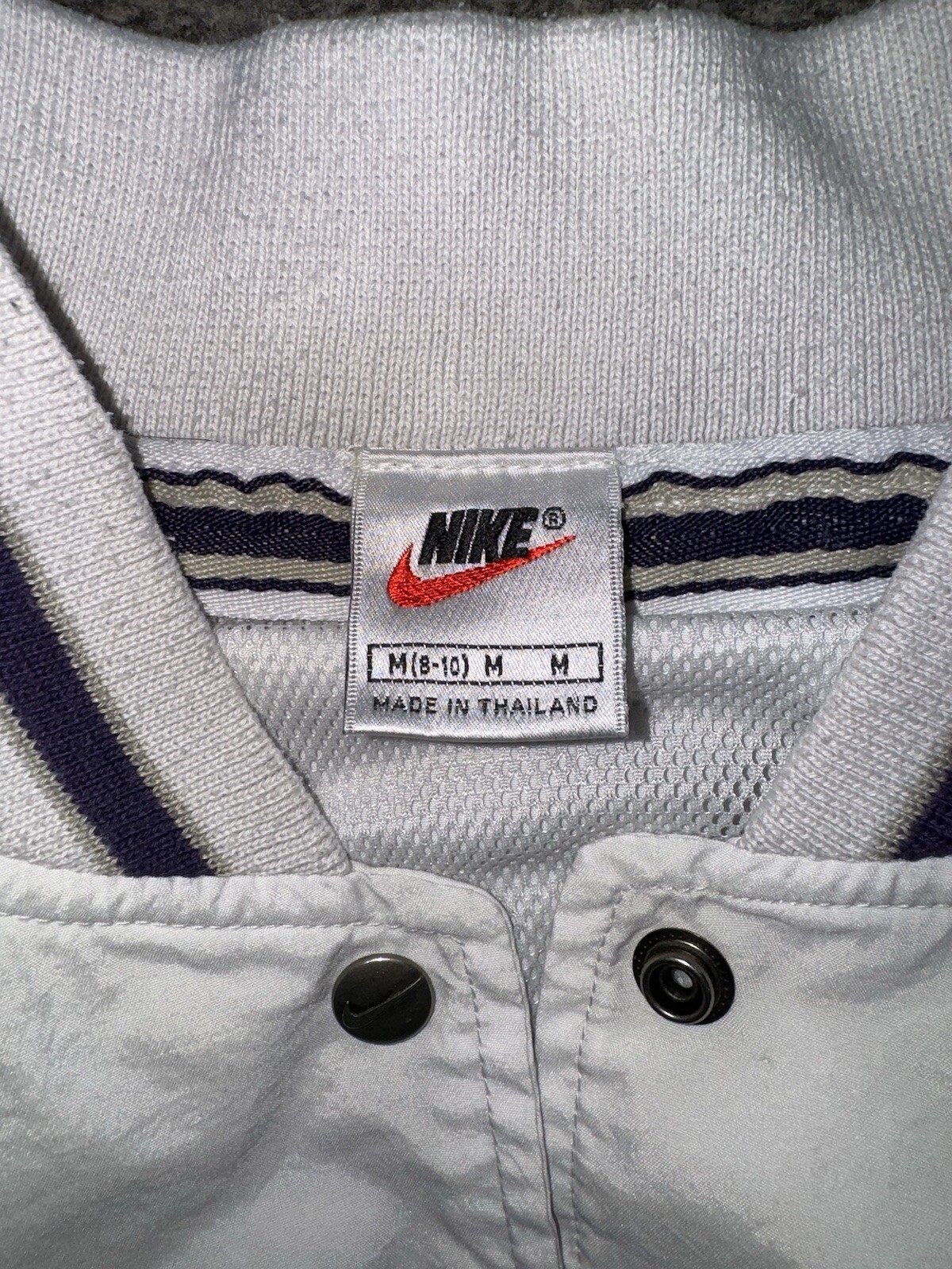 Nike Court Tennis Vintage 90s Original Bomber Jacket Rare Unisex Medium image 7