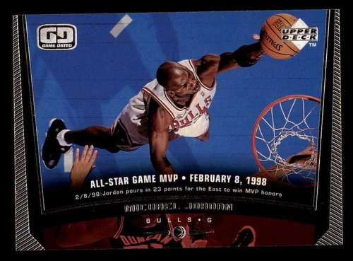 Michael Jordan 1998 Upper Deck Game Dated #23