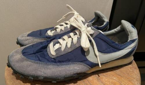 NIKE WAFFLE RACER Vintage Navy 316658-400 Size 25cm Men's Sneakers Shoes Used