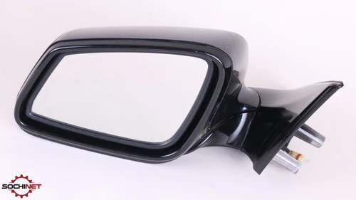 09-15 BMW F01 F02 740I 750LI 750I Black Left Driver Side Mirror Pearl/Metallic