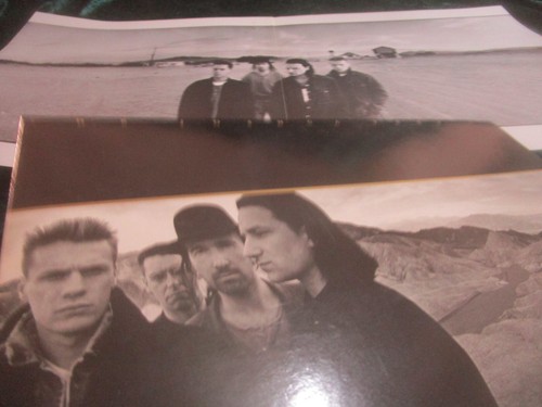U2 ♣︎♣︎ THE JOSHUA TREE ♣︎♣︎ TOP ZUSTAND / 1st ISSUE POSTER + BLACK OIS 1987 - Foto 8 di 8