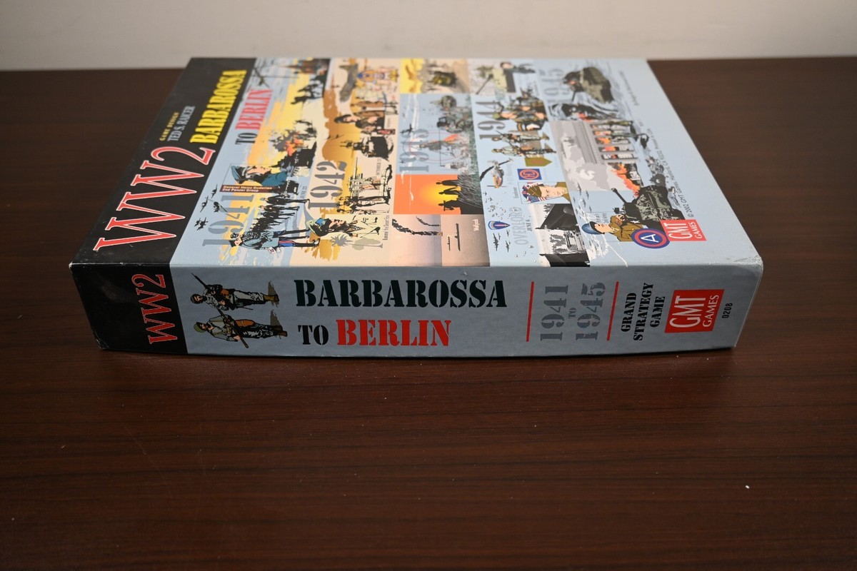 GMT Games WWII - Barbarossa to Berlin (2002) Open Box