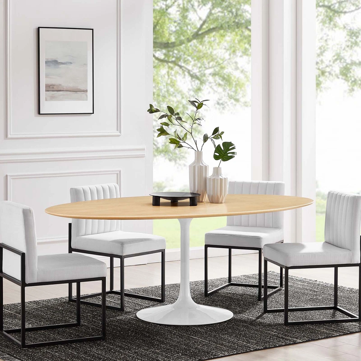 Lippa oval sale dining table 78