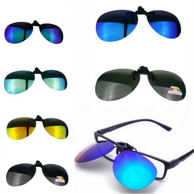 glasses polarized uv400 sunglasses lens driving fishing clip sports