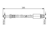 Bosch 1 987 476 359 Brake Hose For BMW