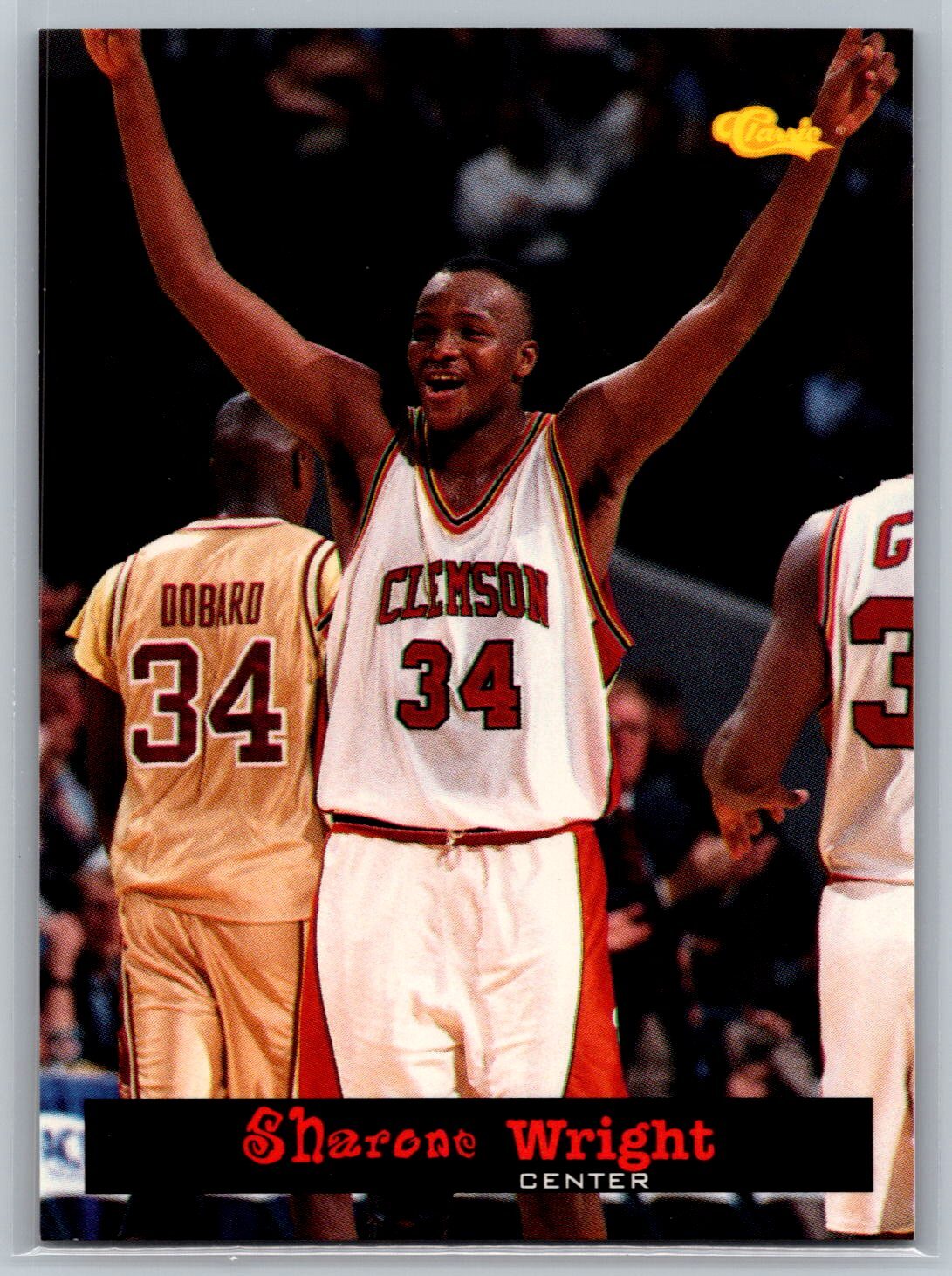 Sharone Wright 1994 Classic Draft Set Break BASKETBALL #53 Clemson Tigers
