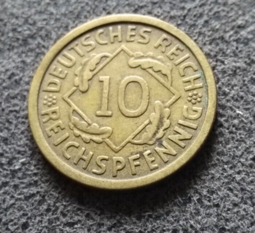 Monnaie Allemagne 10 Reichspfennig 1925 A KM#40 [Mc3200] - Afbeelding 1 van 2