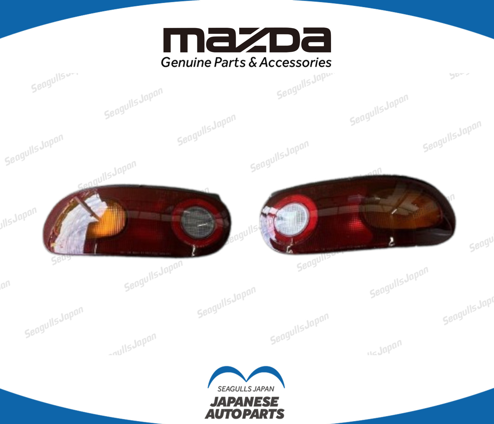 Mazda OEM Roadster NA6CE NA8C Tail Lamp Combination Ring Body Set RH LH