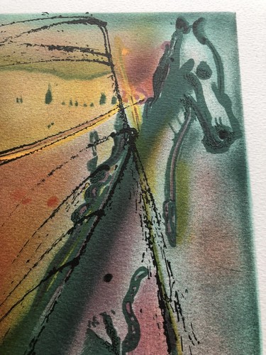 Salvador Dali-Le Cheval de la Mort-Les Chevaux de Dali-Lithografie - Bild 6 von 10