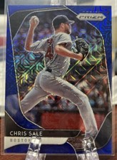 2020 PRIZM BASEBALL CHRIS SALE BLUE MOJO PRIZM REFRACTOR CARD 109/175 RED SOX