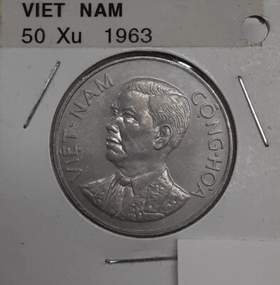 1963 South Vietnam 50 Xu Aluminum Coin-KM#6 UNC - Image 1 of 2
