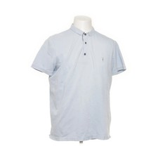 Allsaints, Poloshirt, Größe: L, Blau, Baumwolle, Einfarbig, Herren #1FO