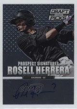 2013 Prizm Perennial Draft Picks Prospect Signatures Rosell Herrera #63 Auto zi1