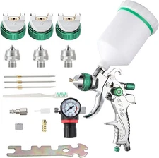 Professional HVLP Gravity Spray Gun Set