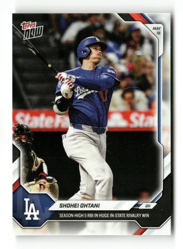 2026 Topps Now - Shohei Ohtani #212 5 RBI Game (2024 & 2025 Back to Back NL MVP)