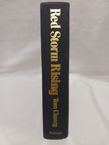 SIGNED Red Storm Rising Tom Clancy 1986 First Edition 1st Printing Hardcover DJ - Picture 15 of 24