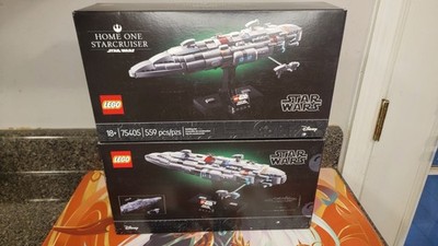 SET of (x2) LEGO (75405) Star Wars: Home One Starcruisers - New Sealed Retired