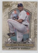 2008 Upper Deck A Piece of History Gold 40/75 Josh Beckett #13 fm0