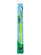 GUM Sunstar Toothbrush 411 Regular Soft Clear Yellow Manual Toothbrush USA