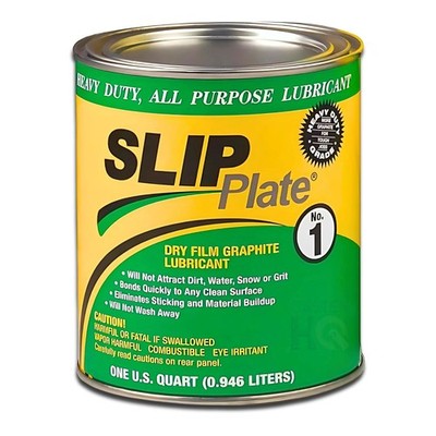 Slip Plate No. 1 Graphite Lubricant   1 Quart Can   Dry Film Anti-Stick Coating