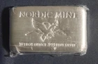 NORDIC MINT 10 OZ .999 Silver Bar Lot 171050