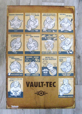 Fallout 4 Vault-Tec Poster in ca. 61 x 91,5 cm