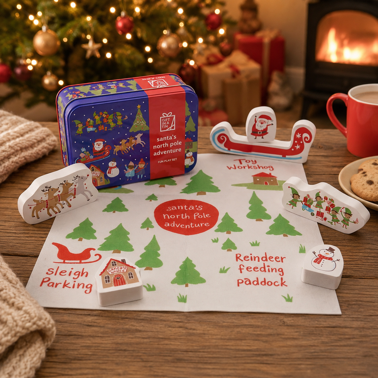 Santa's North Pole Adventure Gift in a Tin by Apples to Pears Christmas Gift