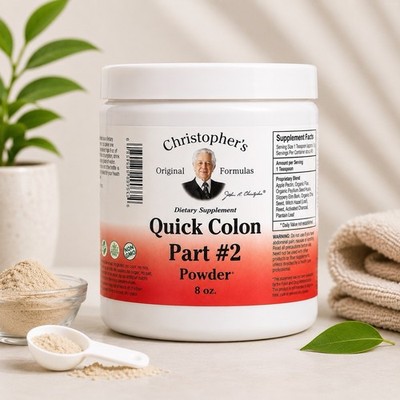 Dr Christopher s Quick Colon Part 2 Powder 8 oz Detox Cleanse