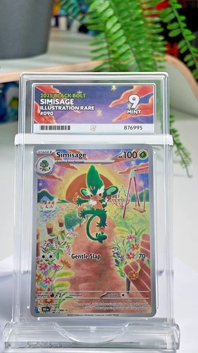 Ace 9 Pokémon TCG 2025 Black Bolt Simisage Illustration Rare #090
