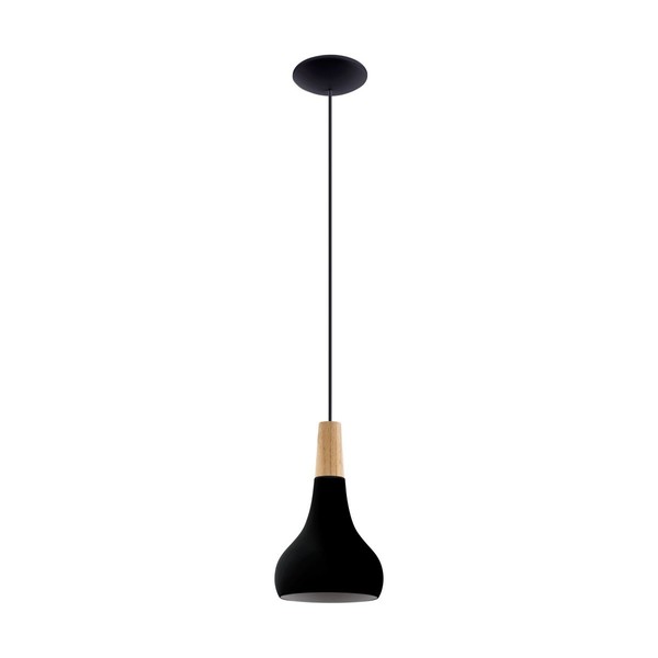 HäNgelampen Skandinavisch 1X40W/E27 IP20 In Braun Schwarz - Stilvoll Und Modern-image