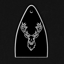 GUITAR TRUSS ROD COVER Engraved Etched - Fit Paul Reed Smith PRS USA - DEER Buck