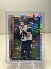2025 Topps Chrome Jarrett Stidham Pulsar Refractor #89 Denver Broncos