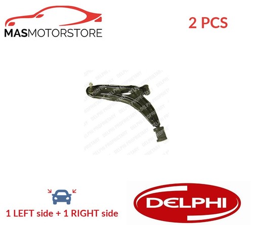 LH RH TRACK CONTROL ARM PAIR FRONT DELPHI TC467 2PCS I NEW OE REPLACEMENT