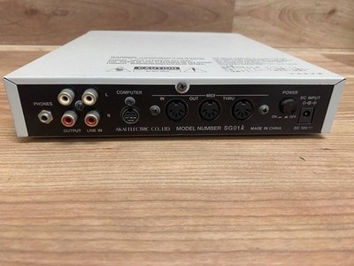 AKAI SG01K GM音源サウンドモジュール AKAI SG01k GM Sound Module Synthesizer Rackmount MIDI Good | eBay