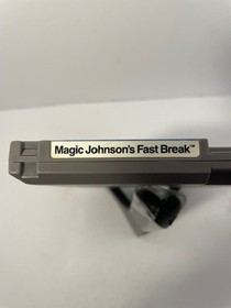 Magic Johnson's Fast Break (Nintendo NES) Cleaned Tested