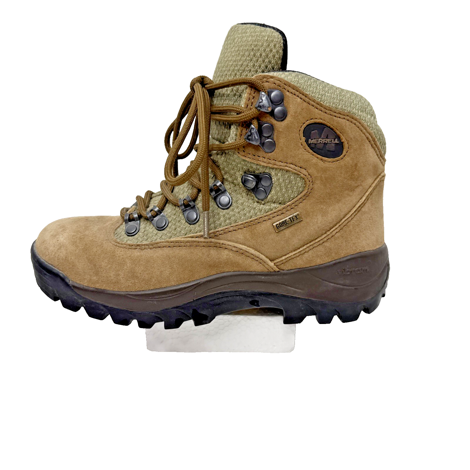 Stivali da trekking Merrell donna Quest II Gore Tex tabacco pelle marrone taglia 5 usati in ottime condizioni