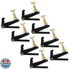 TUOREN 8Pcs/Set Violin Fine Tuner String Adjuster Metal Fine Tune