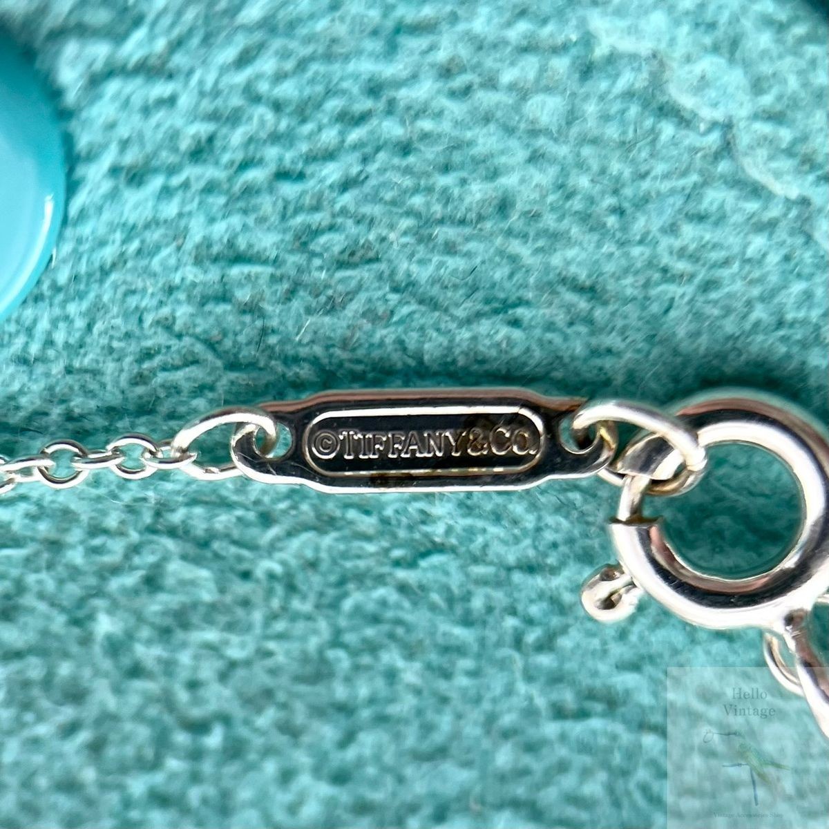 Authentic Tiffany & Co. Rare Horseshoe Necklace Silver 925 15.7
