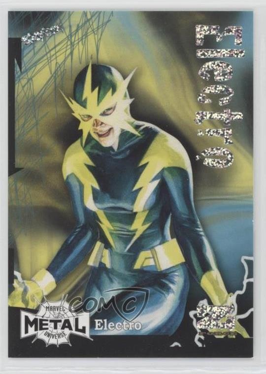 2022 Upper Deck Marvel Metal Universe Spider-Man Z-Force Rave /100 Electro 1ai1