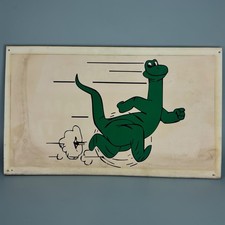 Original Vintage Sinclair Dino Gas Pump Plast...
