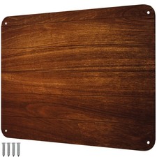 9 inches x 6.5 inches Stainless Steel Plate for Magnets, 3M Adhesive Back, Mo...