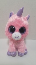 Ty Beanie MAGIC the Pink Purple Glitter Bling Unicorn 6"  Stuffed Animal Toy