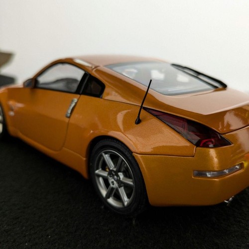 AUTOart 1/18 Nissan 350Z Fairlady Z Diecast Model Car Orange Good Condition - Picture 11 of 17
