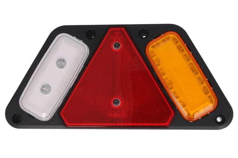Feu arrière WAŚ 1497 P WAS5 LED rouge et orange pour remorque de camion