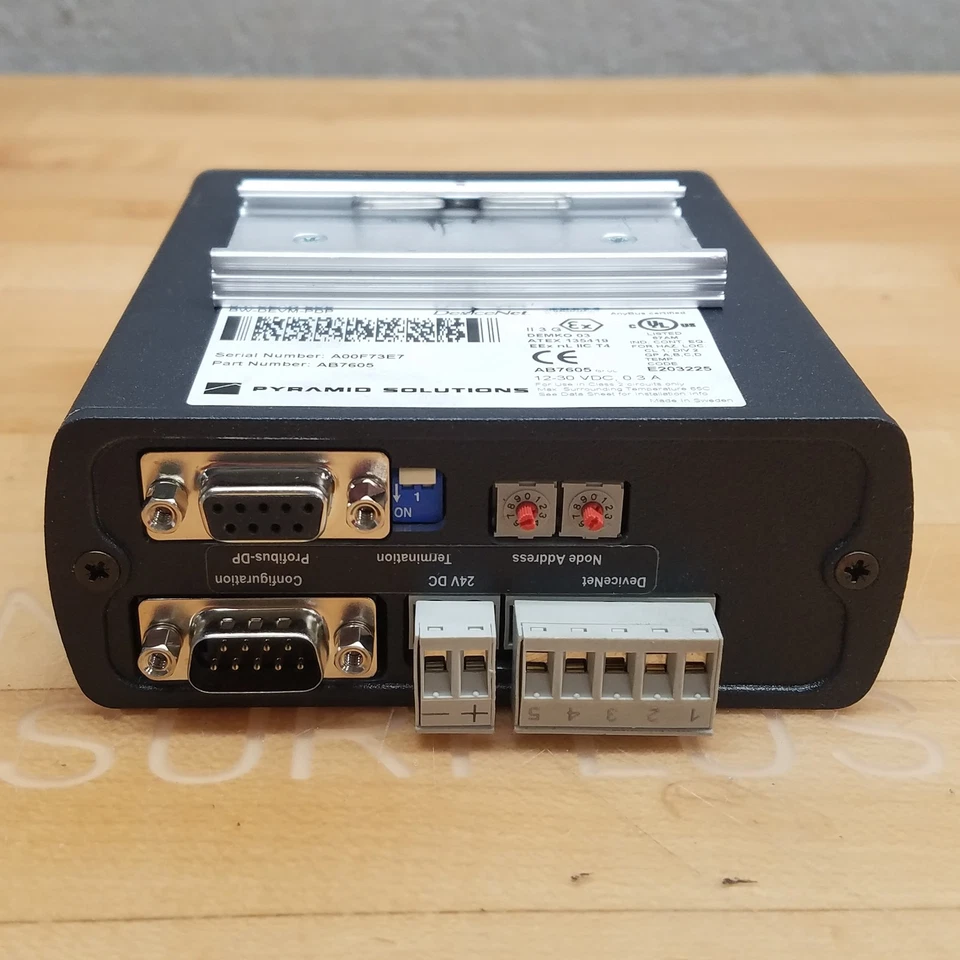 Pyramid Solutions AB7605 Bridgeway Profibus to Devicenet Gateway, 12-30Vdc, 0.3A - Image 3 of 4