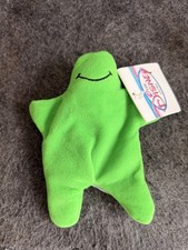 NEW Vintage Disney Store Flubber Green Mini Bean Bag Plush - With Tag No Sound