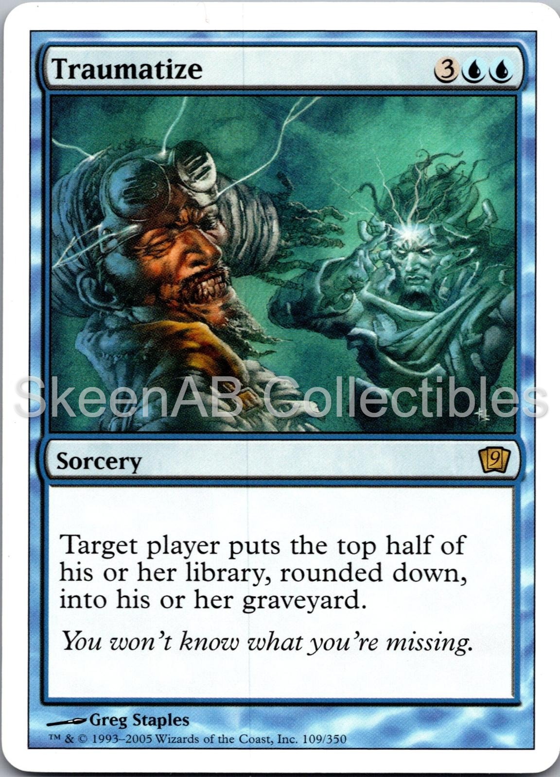 MTG SkeenAB Traumatize 9th Edition LP