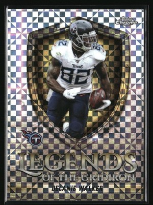 2025 Topps Chrome #LOG-30 Delanie Walker Legends of the Gridiron X-Fractor
