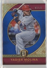 2017 Panini Chronicles Gold Standard Blue 3/79 Yadier Molina #21 04br