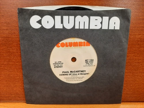 Paul McCartney / 1980 / Coming Up (Live At Glasgow) / One-Sided 33 1/3 Promo
